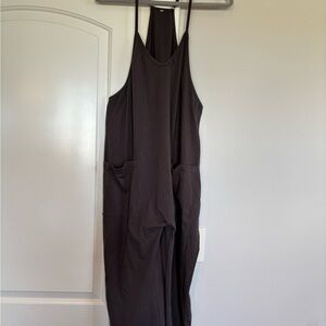 3/$20 Charcoal Gray Sleeveless Jumpsuit